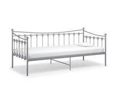 Vidaxl Schlafsofa Metall 90x200 cm Grau - 52% Rabatt