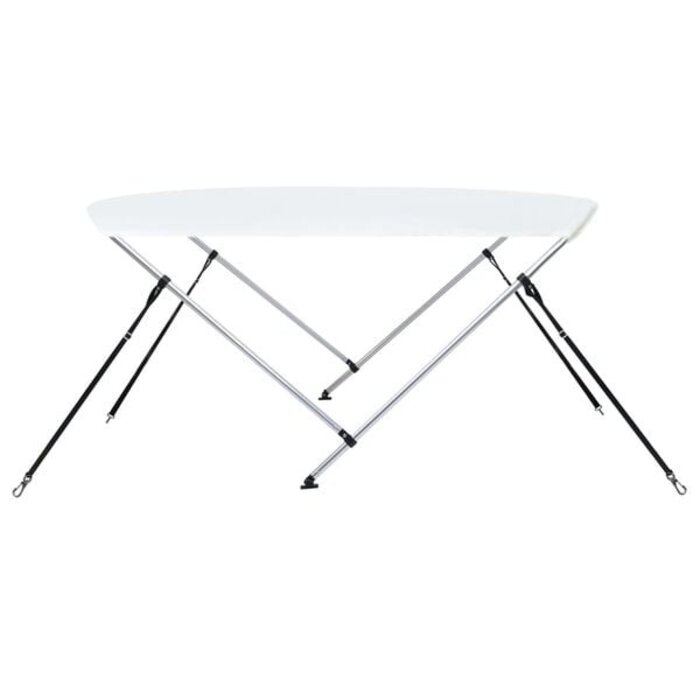 Vidaxl Bimini-Top 2-Bügel 180x150x110 cm weiß - 34% Rabatt auf Retourenware
