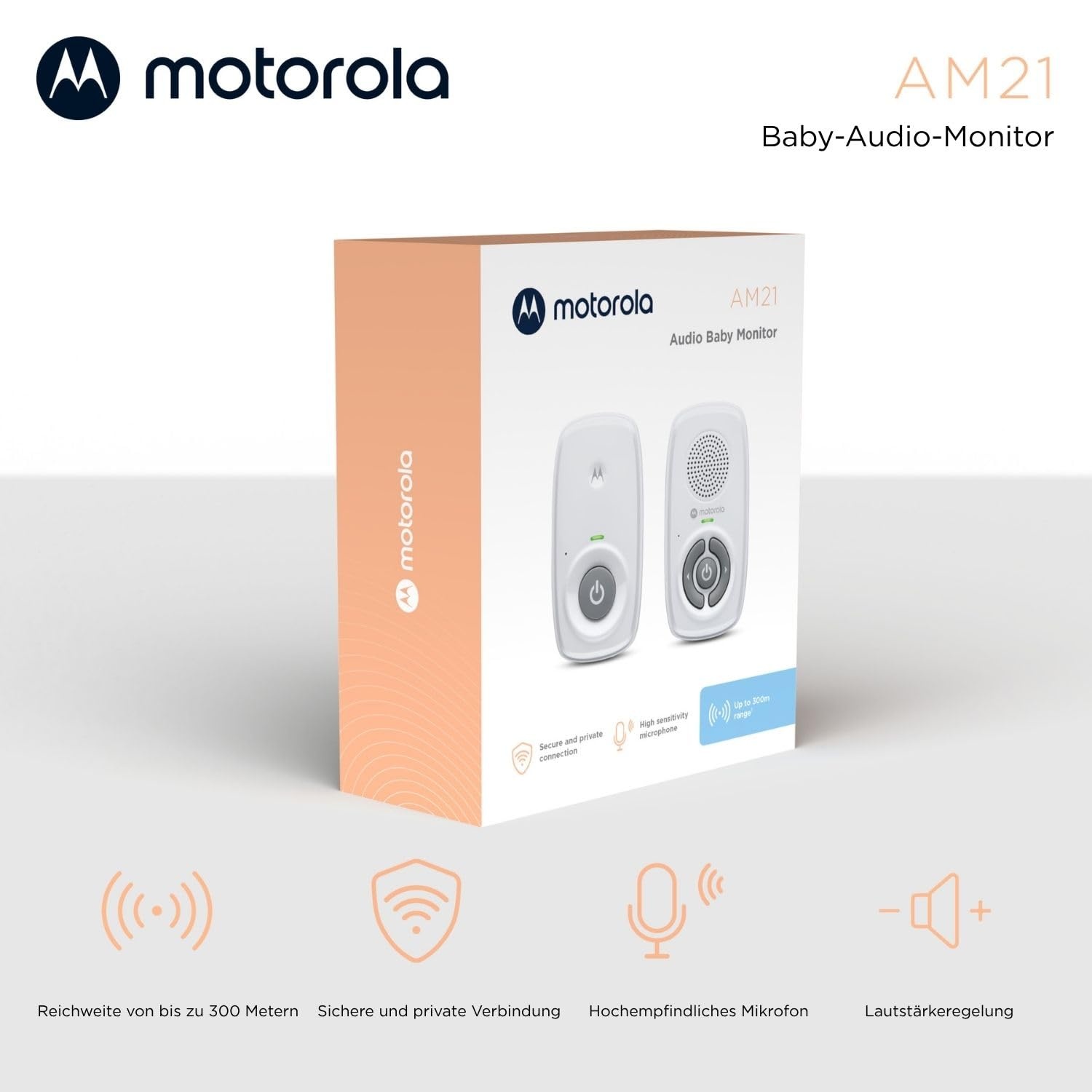 Audio-Babyfon mit DECT-Technologie - 31% Rabatt