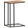 Beistelltisch C-Form Massivholz & Stahl - 33% Rabatt