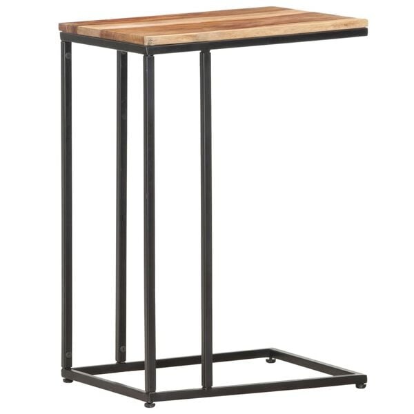 Vidaxl Beistelltisch C-Form Massivholz & Stahl - 33% Rabatt