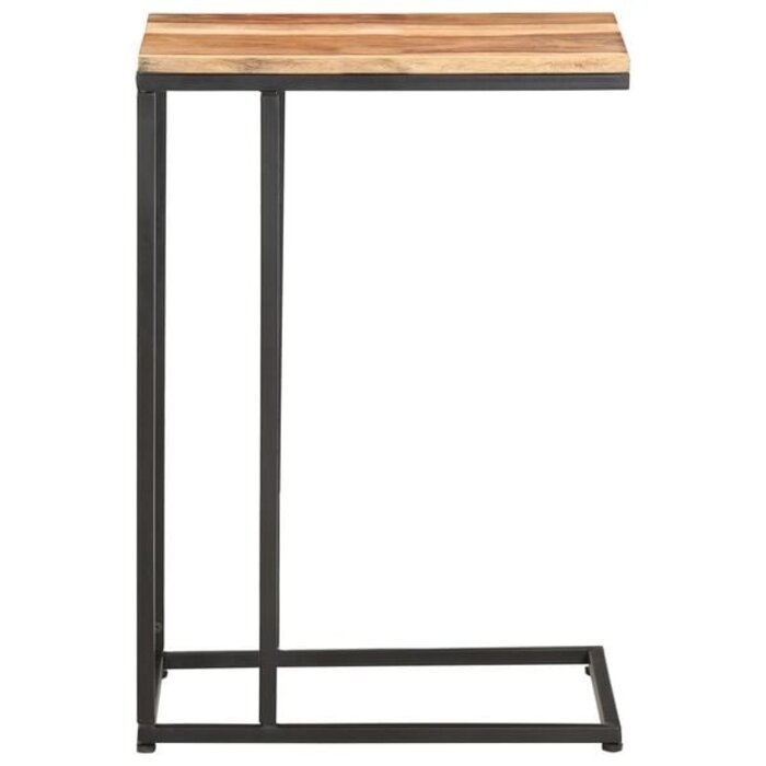 Vidaxl Beistelltisch C-Form Massivholz & Stahl - 33% Rabatt