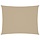 Sonnensegel rechteckig 4x5 m Beige - 34% Rabatt