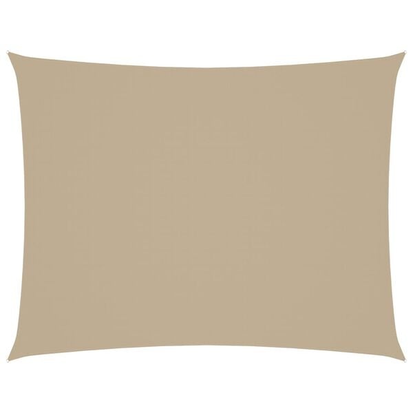 Vidaxl Sonnensegel rechteckig 4x5 m Beige - 34% Rabatt