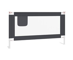Vidaxl Bettgitter 140x25 cm Dunkelgrau - 50% Rabatt
