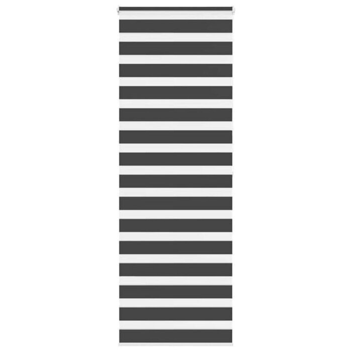 Vidaxl Zebra Doppelrollo 70x200 cm Schwarz - 30% Rabatt