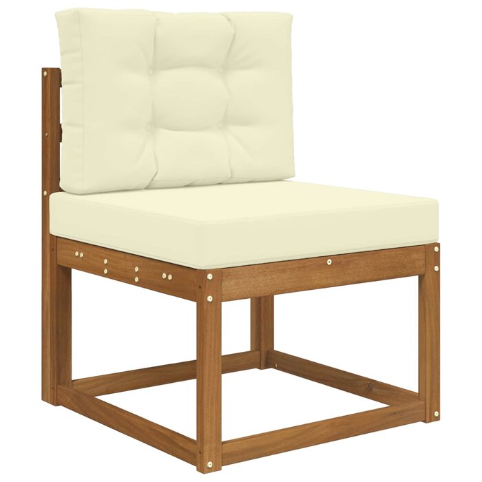 Vidaxl Außenkissen Set 60x60cm, Creme, für Loungebank - 32% Rabatt