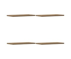 Vidaxl 4er Set Wandregal 40x20cm Artisan-Eiche Optik - 40% Rabatt