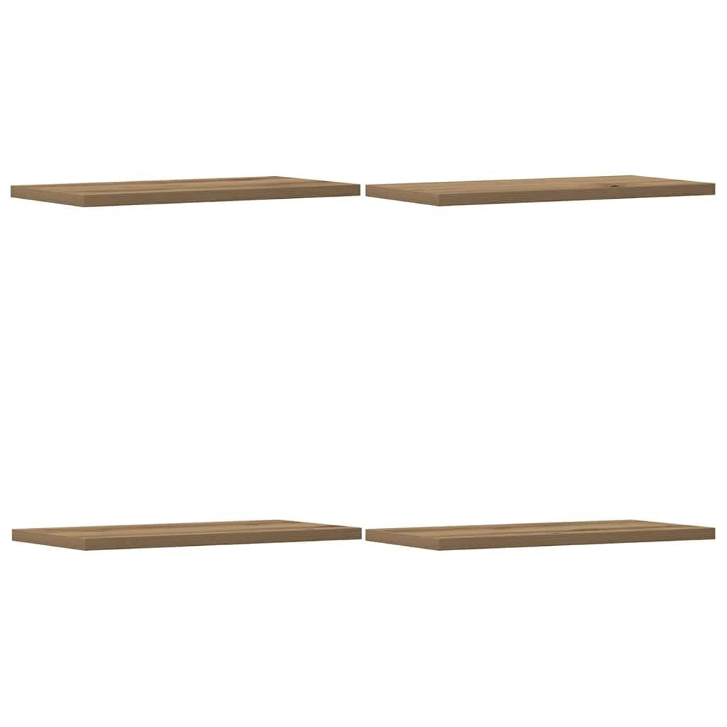 Vidaxl Wandregal 4er Set 40x20 cm Artisan-Eiche - 31% Rabatt