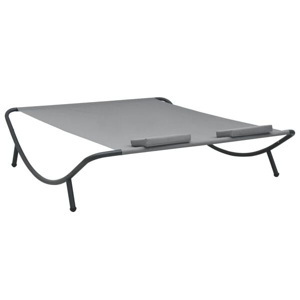 Vidaxl Loungebett Anthrazit 200x173cm - Gartenliege mit 51% Rabatt