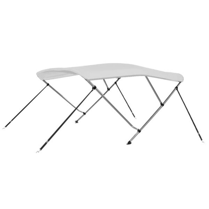 Vidaxl 3-Bügel Bimini-Top 183x180x137 cm Weiß - 35% Rabatt