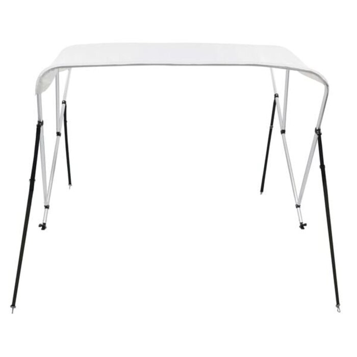 Vidaxl 3-Bügel Bimini-Top 183x180x137 cm Weiß - 35% Rabatt
