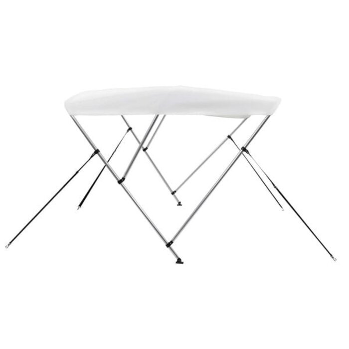 Vidaxl 3-Bügel Bimini-Top 183x180x137 cm Weiß - 35% Rabatt