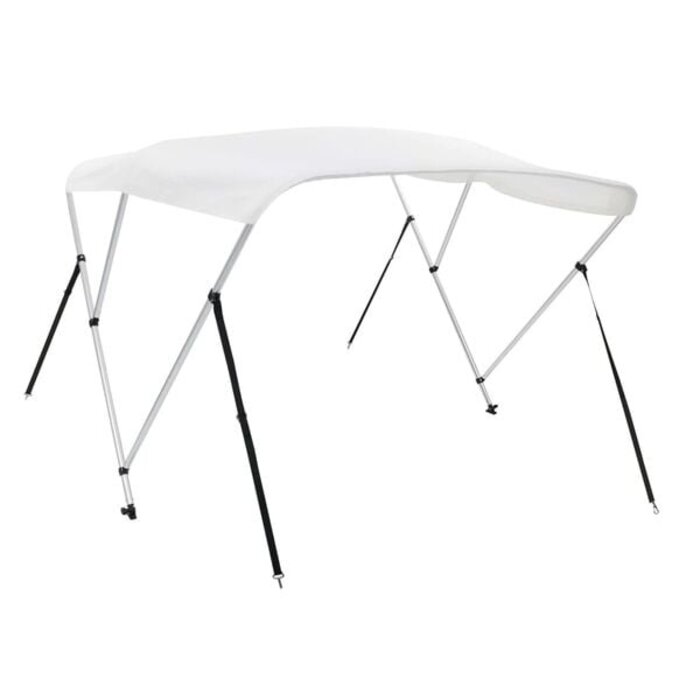 Vidaxl 3-Bügel Bimini-Top 183x180x137 cm Weiß - 35% Rabatt