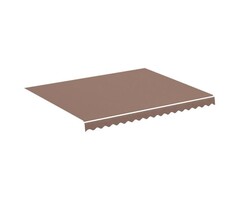 Vidaxl Ersatzmarkisenstoff 3x2,5 m Braun - UV-beständig - 49% Rabatt