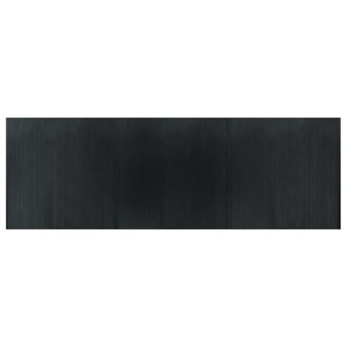 Vidaxl Moderner Bambus-Teppich 100x300 cm, Grau - 33% Rabatt