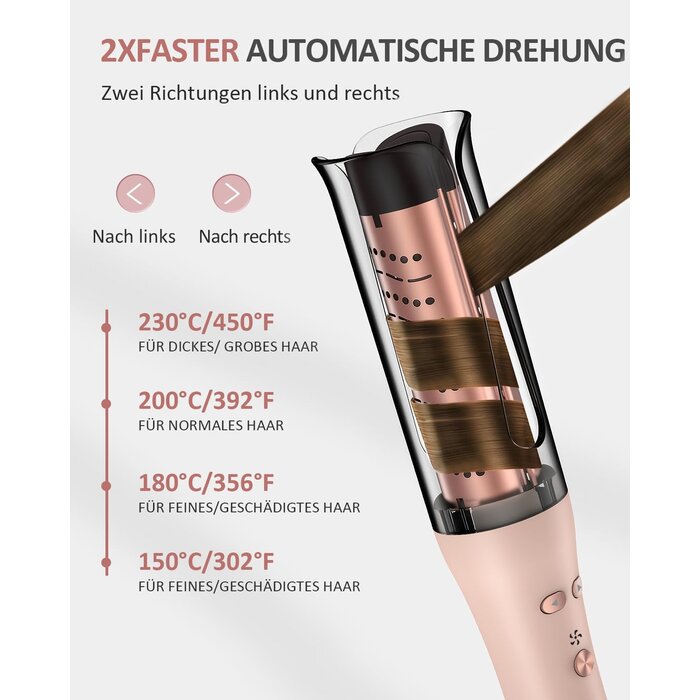 Automatischer Lockenstab mit Ionen-Technologie - 33% Rabatt