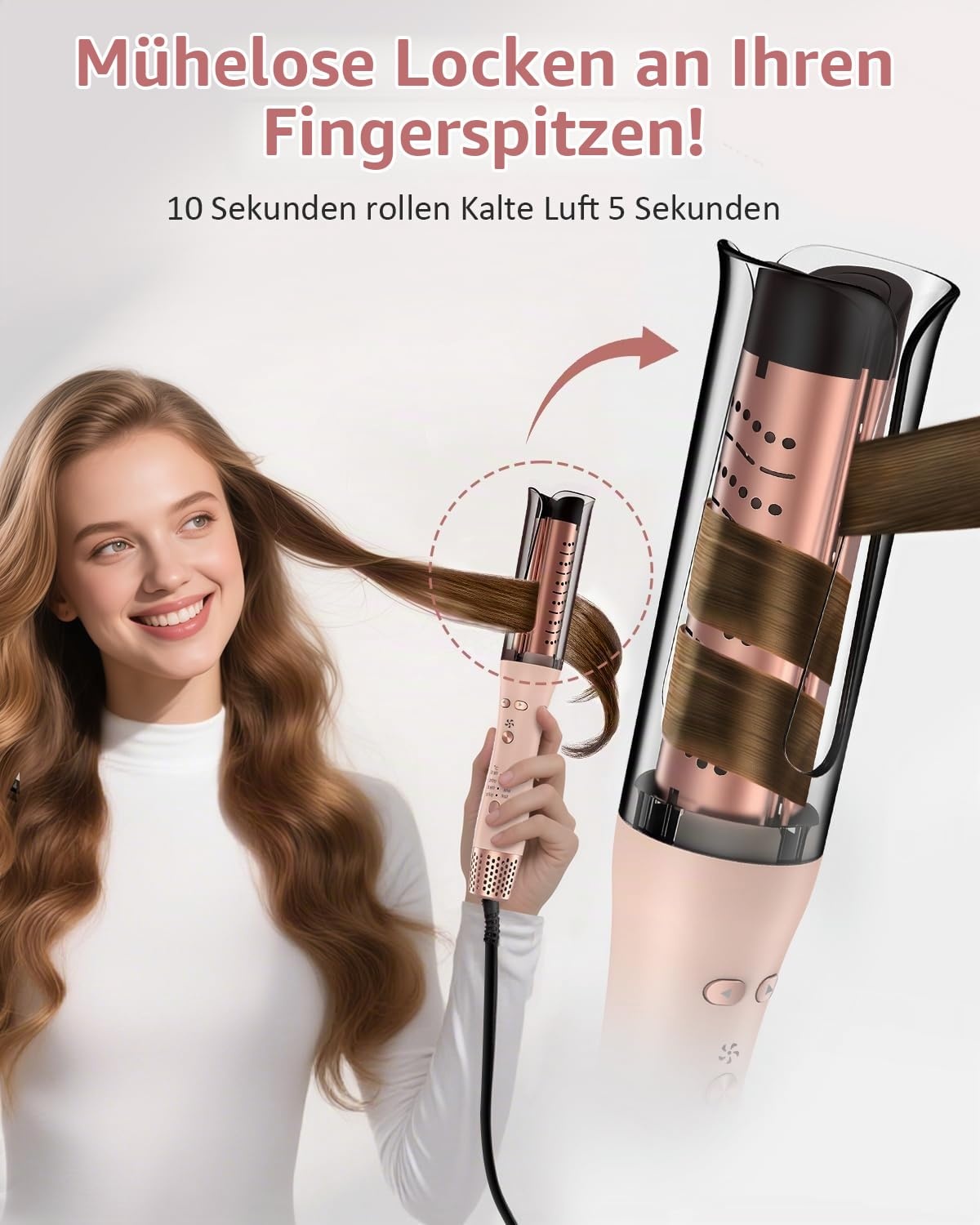 Automatischer Lockenstab mit Ionen-Technologie - 33% Rabatt