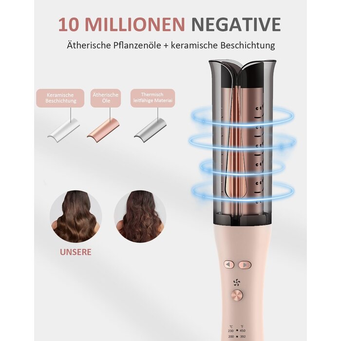 Automatischer Lockenstab mit Ionen-Technologie - 33% Rabatt