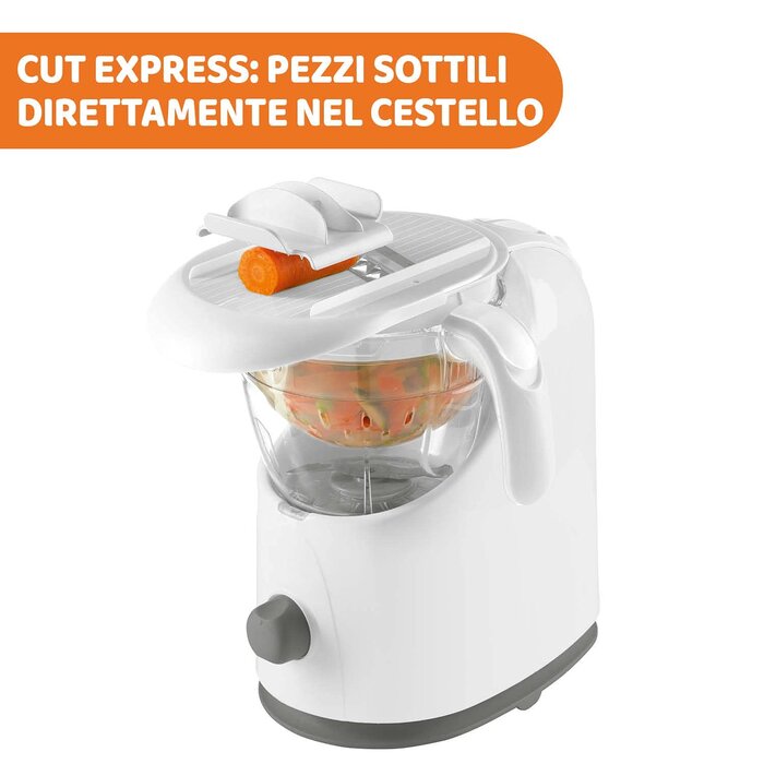 Chicco 5-in-1 Babynahrungszubereiter - Dampfgaren & Mixen - 34% Rabatt