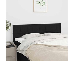 Vidaxl Bett-Kopfteil-Set, 2er-Set, Schwarz, 72x5x78/88 cm - 44% Rabatt