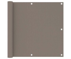 Vidaxl Balkonsichtschutz 90x600 cm in Taupe - 46% Rabatt