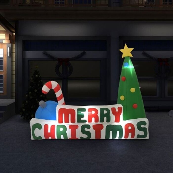 Vidaxl Aufblasbarer LED-Weihnachtsbaum 240 cm - 34% Rabatt