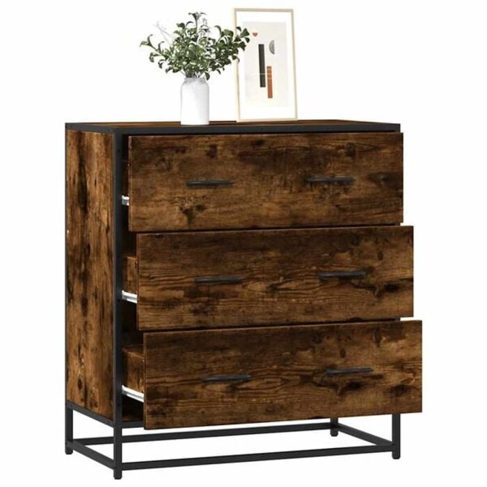 Vidaxl Sideboard in Räuchereiche 68x35x76 cm - 34% Rabatt auf dieses Einzelstück
