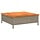 Gartentisch 70x70x25 cm Polyrattan Akazienholz Grau - 34% Rabatt