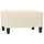 Eleganter Fußhocker in Creme - Kunstleder - 70x55x41 cm - 34% Rabatt