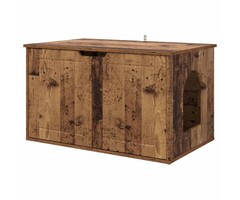 Vidaxl Stilvolles Katzenhaus in Altholz-Optik - 51% Rabatt