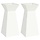 Säulen-Pflanzkübel 2er Set Weiß 35x35x73cm - 34% Rabatt - Ausgepackt