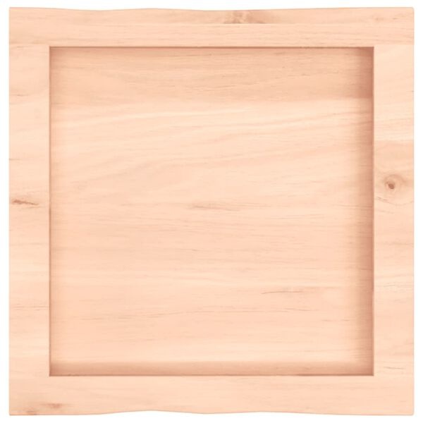 Vidaxl Massive Eichen-Tischplatte mit Naturkante 40x40 cm - 32% Rabatt