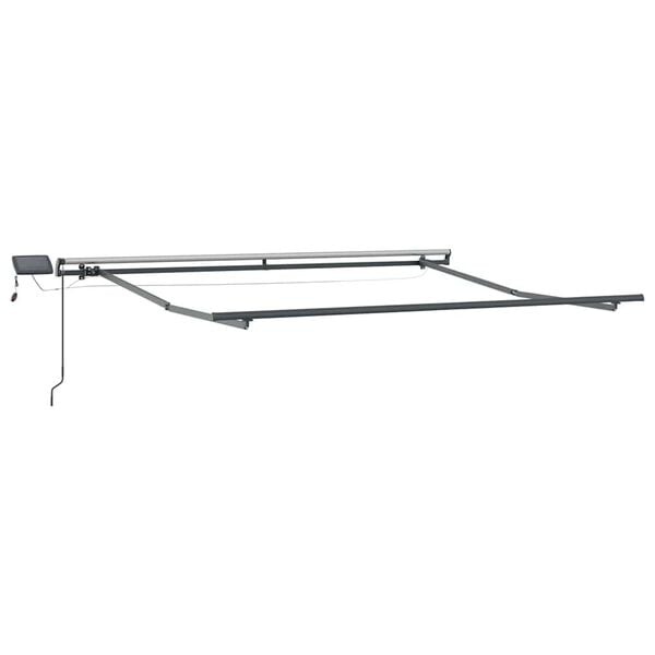 Manuelle Markise Anthrazit 3,5 x 2,5 m - 68% Rabatt