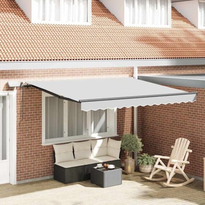 Manuelle Markise Anthrazit 3,5 x 2,5 m - 68% Rabatt