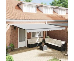 Vidaxl Moderne Markise 4 x 3 m Anthrazit - 59% Rabatt