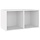 LP-Aufbewahrungsbox Weiß, 71x34x36 cm - 66% Rabatt
