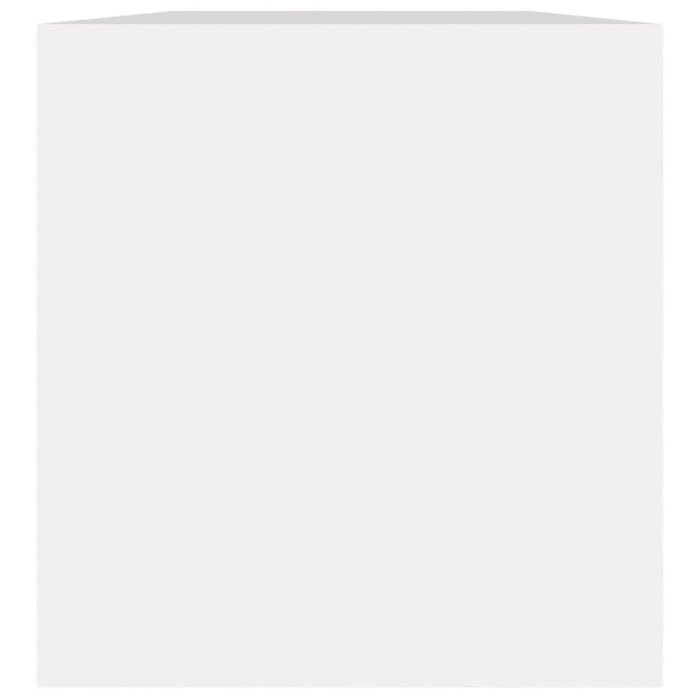 LP-Aufbewahrungsbox Weiß, 71x34x36 cm - 66% Rabatt