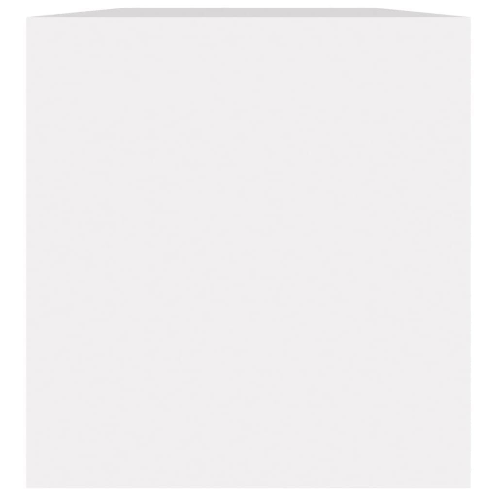 LP-Aufbewahrungsbox Weiß, 71x34x36 cm - 66% Rabatt