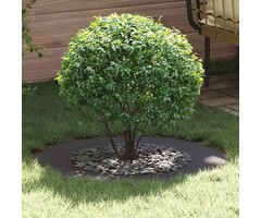 Vidaxl 5er-Set Baumringe aus Stahl, Ø 80 cm, Schwarz - 40% Rabatt