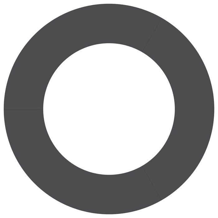 5er-Set Baumring flach Ø 80 cm, Stahl, Schwarz - 34% Rabatt