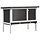 Kaninchenstall 90x45x65 cm aus Kiefernholz, Grau - 33% Rabatt