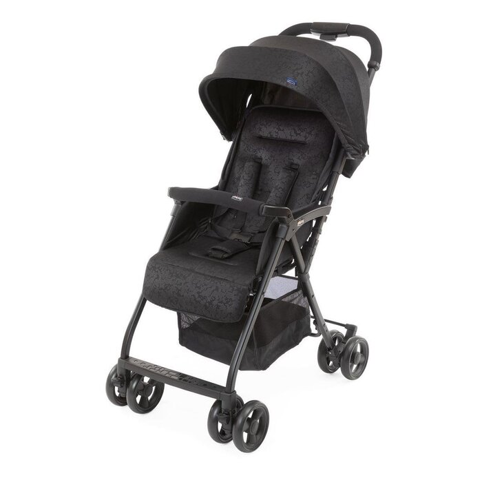 Leichtgewicht-Buggy Schwarz - Kompakter Kinderwagen - 30% Rabatt