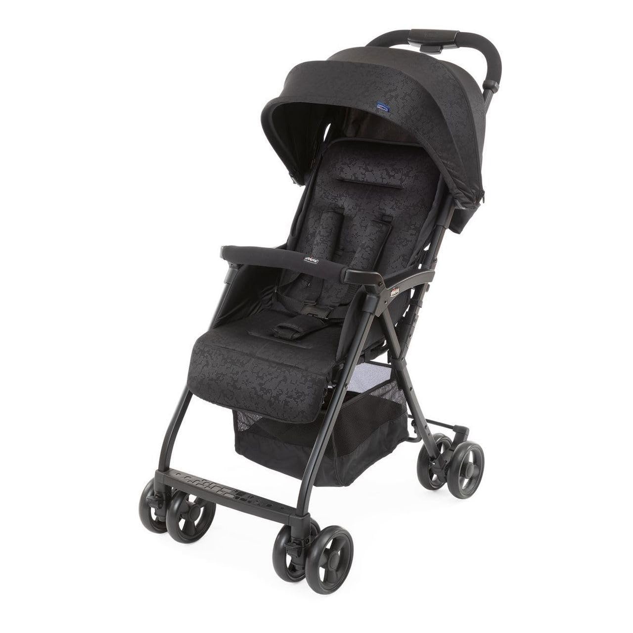 Leichtgewicht-Buggy Schwarz - Kompakter Kinderwagen - 30% Rabatt