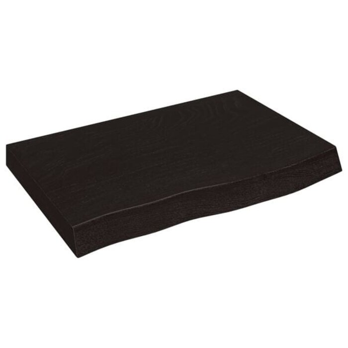 Waschtischplatte Eiche dunkelbraun 60x50cm - 34% Rabatt