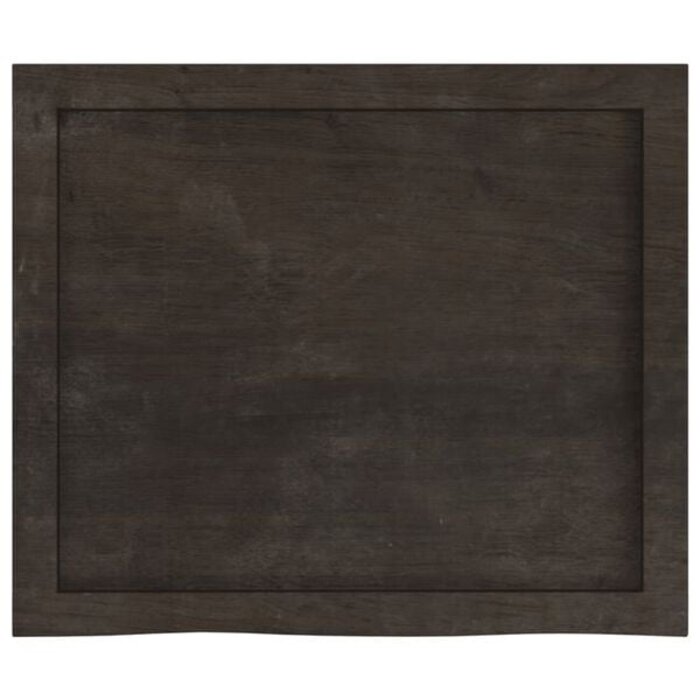 Waschtischplatte Eiche dunkelbraun 60x50cm - 34% Rabatt