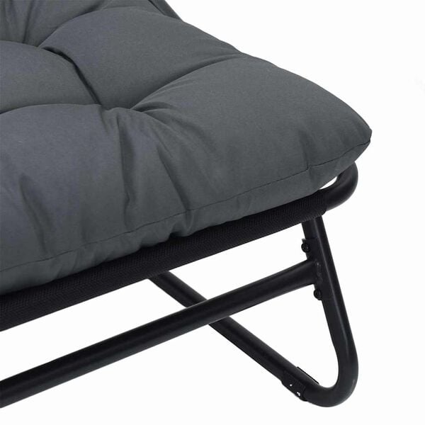 Moderne Gartenbank 110x80x71cm Schwarz - 34% Rabatt - Ausgepackt
