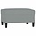 Moderner Fußhocker 70x55x41 cm in Hellgrau - 33% Rabatt