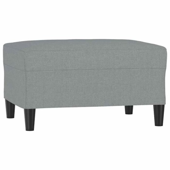 Moderner Fußhocker 70x55x41 cm in Hellgrau - 33% Rabatt