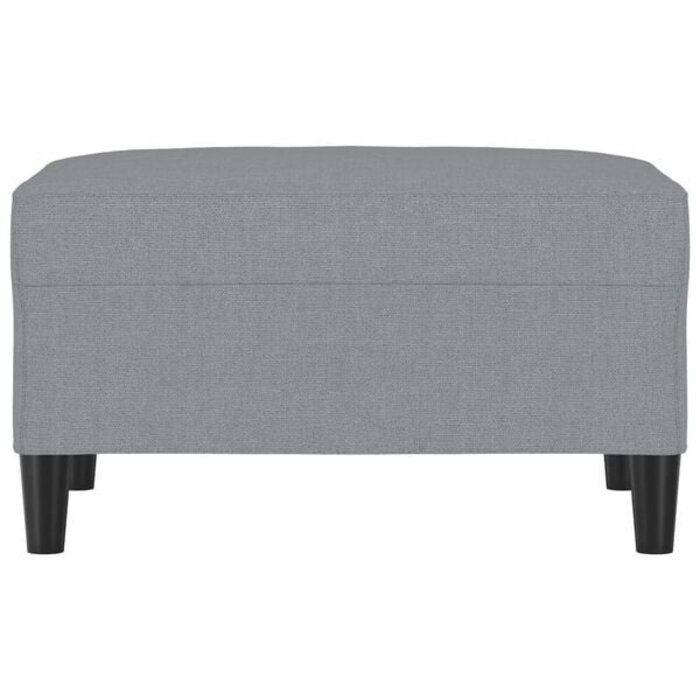 Moderner Fußhocker 70x55x41 cm in Hellgrau - 33% Rabatt